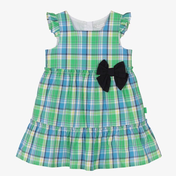 TUTTO PICCOLO CHECK DRESS